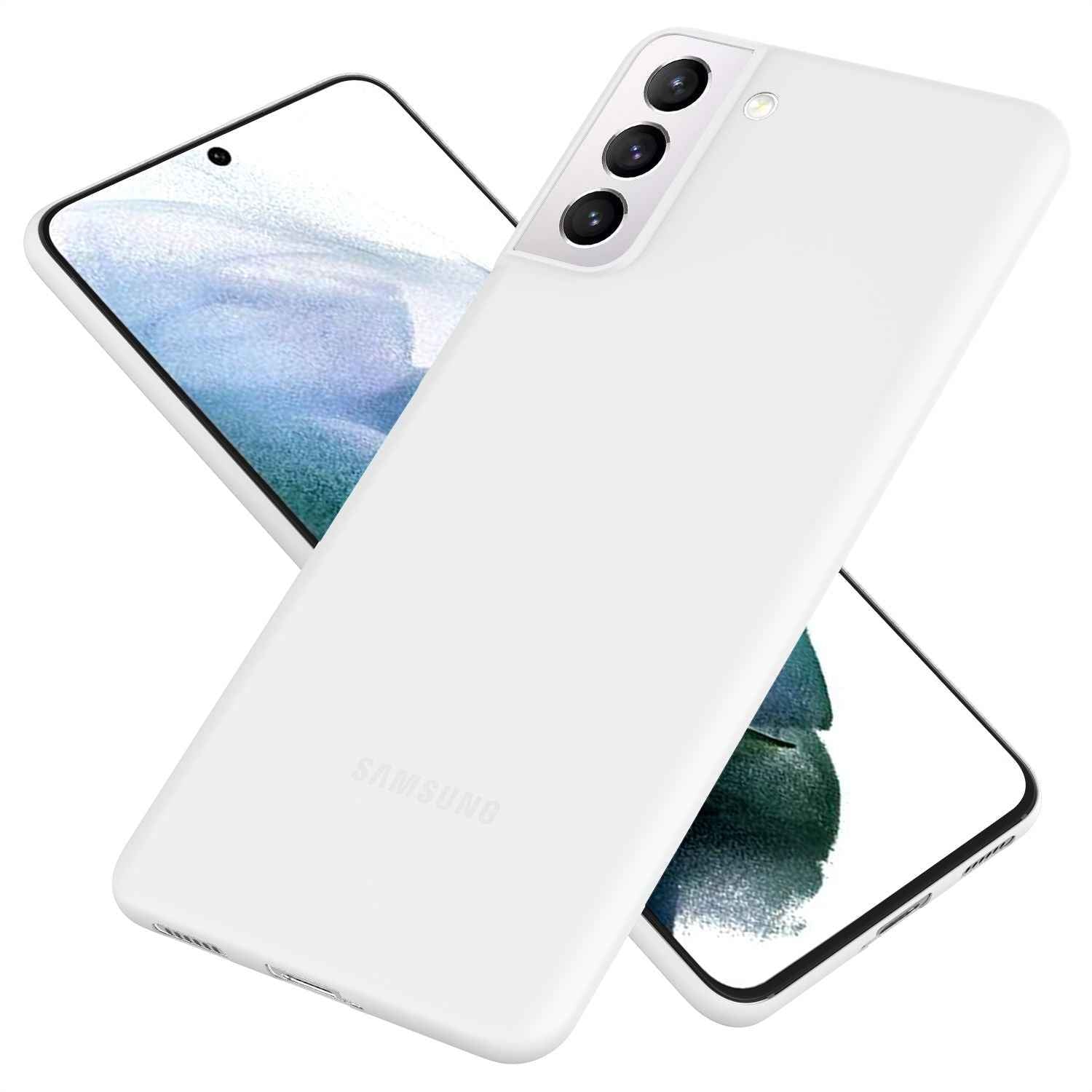 NALIA Extra Dünn Hard Case für Samsung Galaxy S21, Ultra Slim Handy Hülle Cover