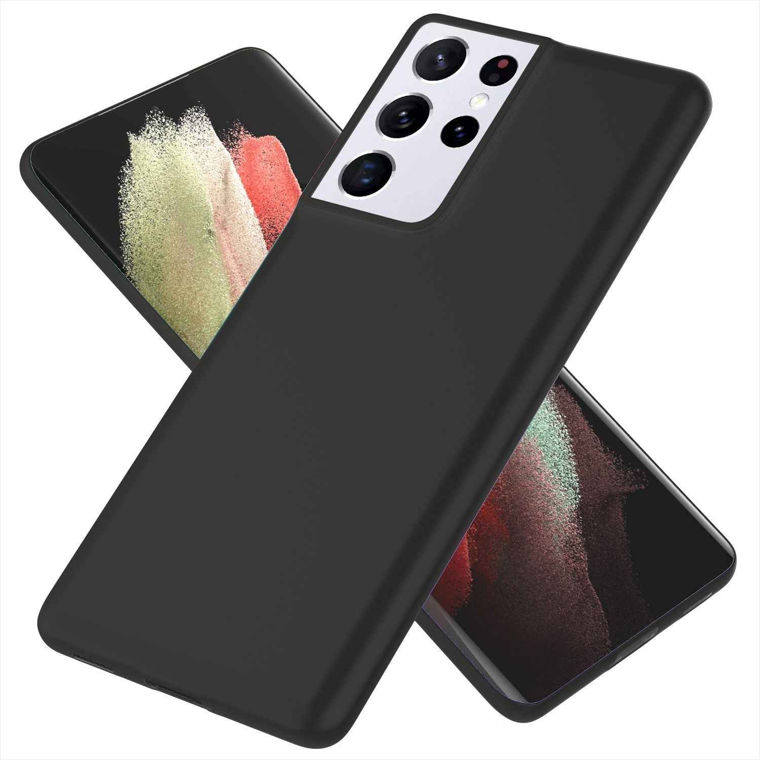 NALIA Extra Dünn Hard Case für Samsung Galaxy S21 Ultra, Slim Handy Hülle Cover