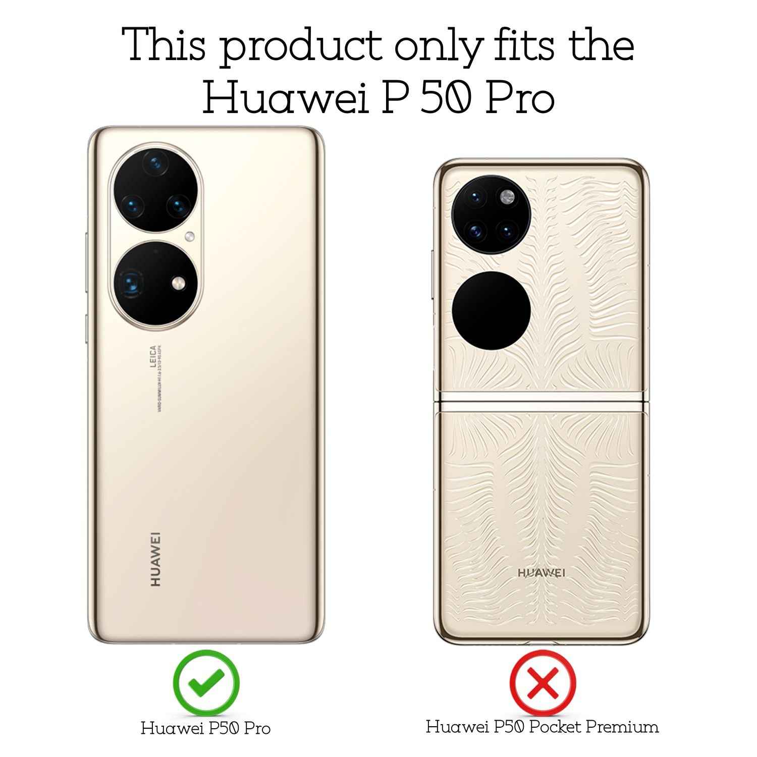 Klare Silikonhülle für Huawei P50 Pro, Transparent Anti-Gelb Durchsichtig Crystal Clear Case, Robuste Silikon Handyhülle