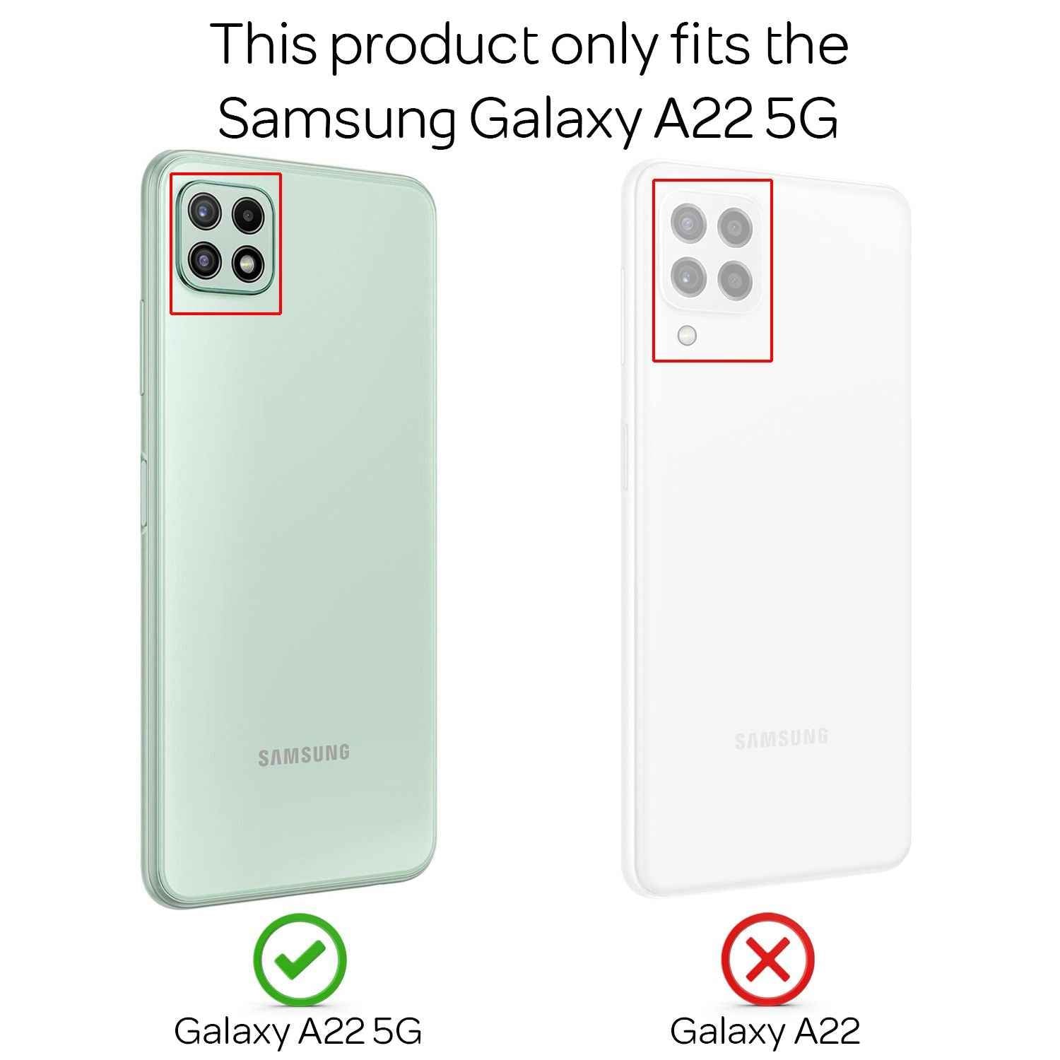 NALIA Military-Style Ringhülle für Samsung Galaxy A22 5G, Extrem Schützend Robust