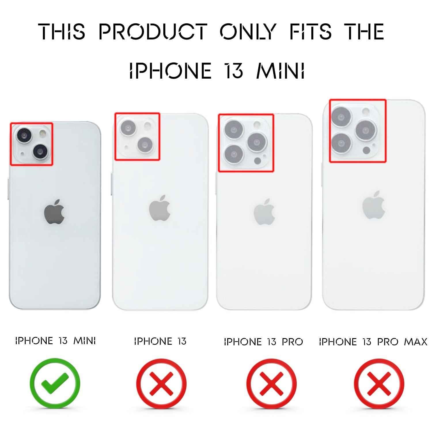 NALIA Leder Look Hülle für iPhone 13 Mini, Schwarze Silikonhülle Anti-Fingerabdruck Rutschfest Kratzfest