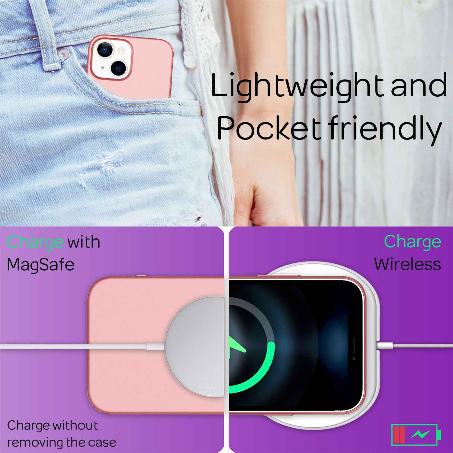 NALIA 0,5mm Dünne Handy Hülle für iPhone 13 Mini, Hard Case Cover Matt Bumper