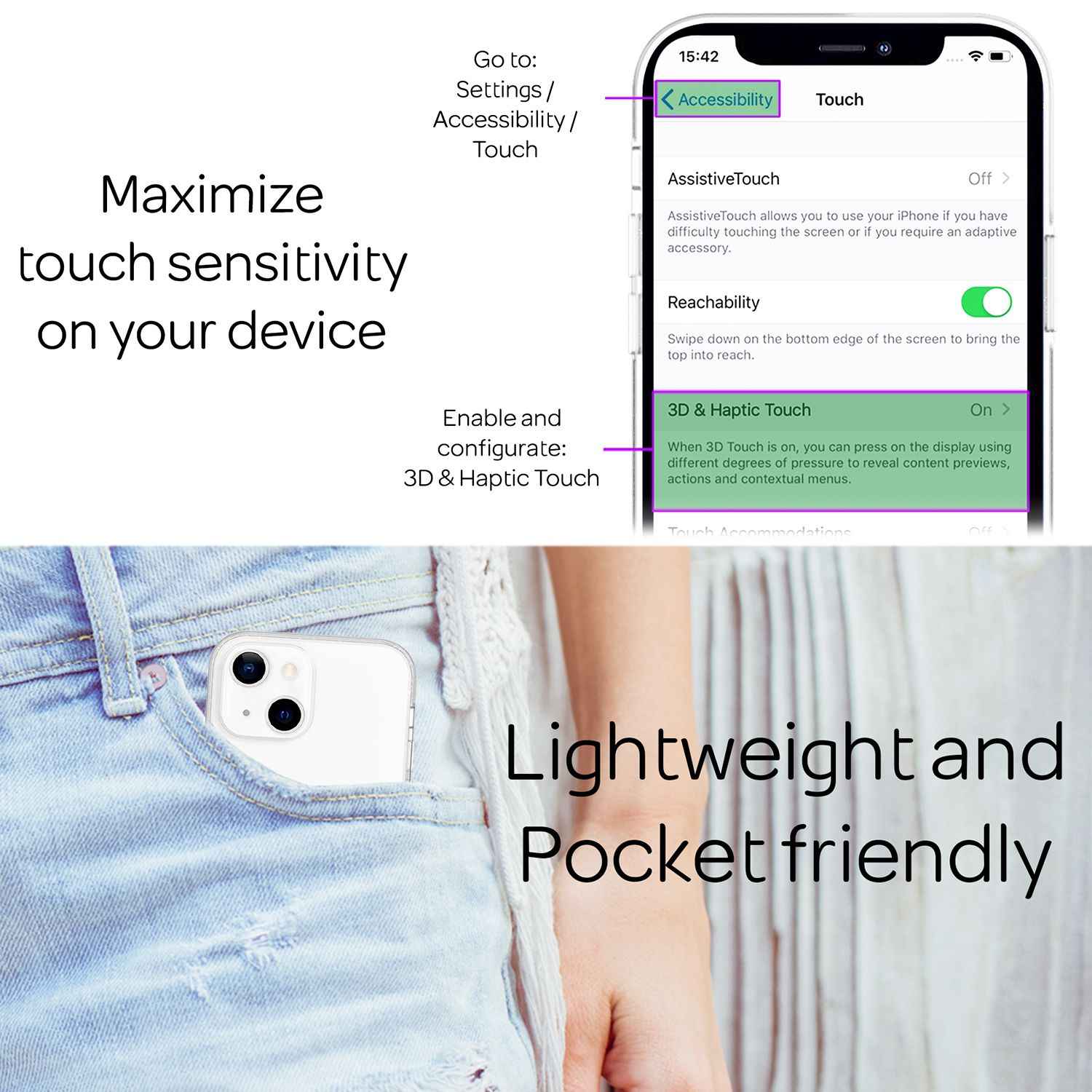 NALIA Klare 360° Schutzhülle für iPhone 13, Komplettschutz Transparent Anti-Gelb Durchsichtig Robust, Hardcase & Silikon & Displayschutz