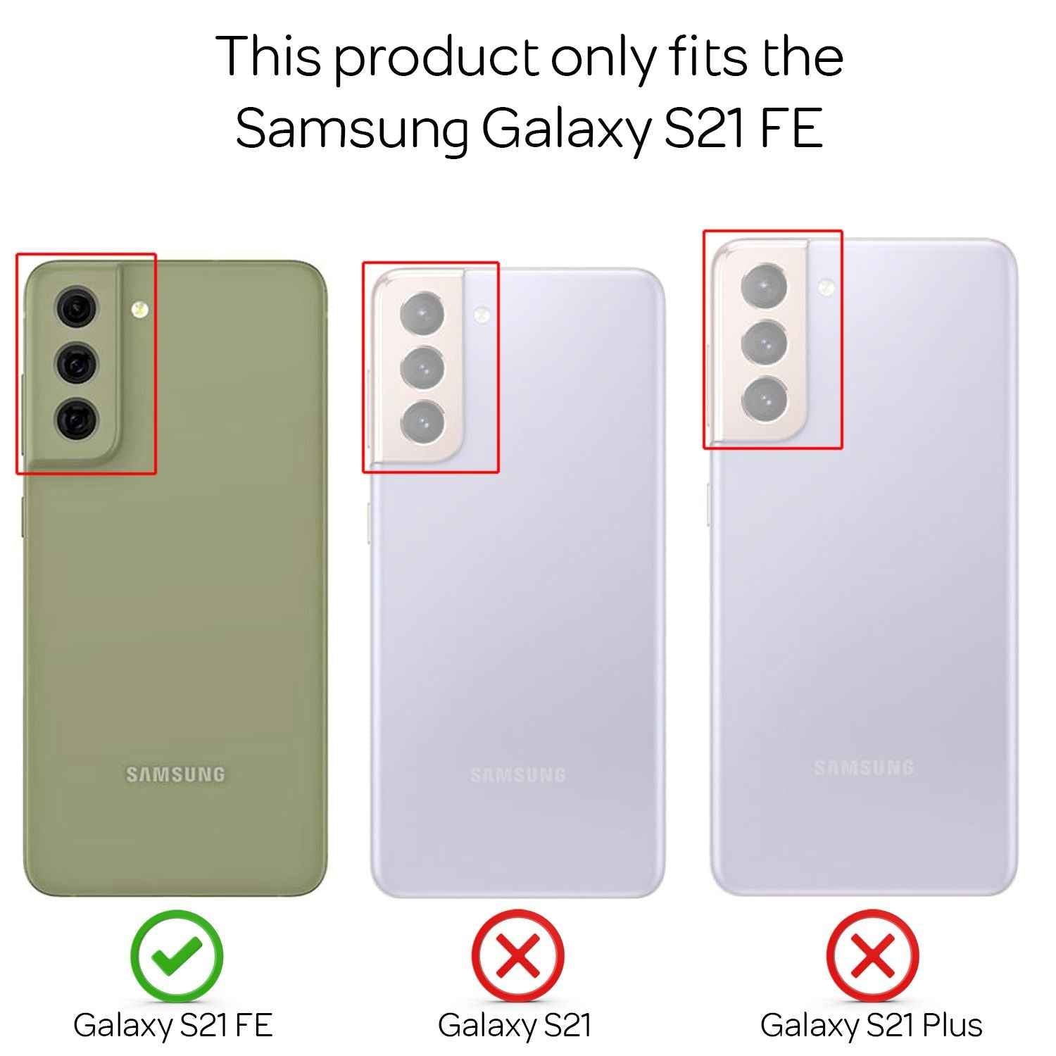 NALIA Military-Style Ringhülle für Samsung Galaxy S21 FE, Extrem Schützend Stoßfest Robust, 360° Ring für Standfunktion