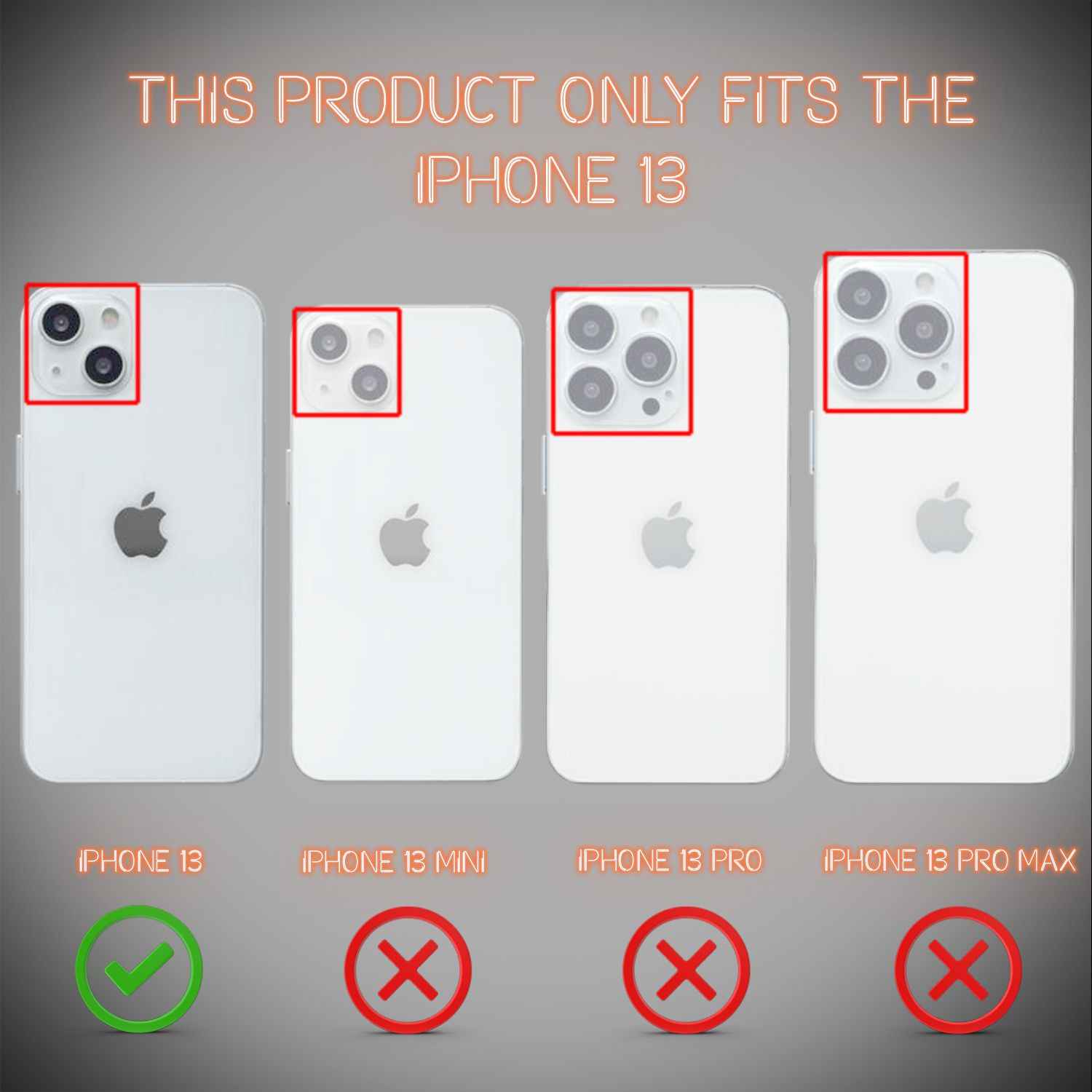NALIA Klare Neon Handy Hülle für iPhone 13, Bunt Durchsichtig Cover Case