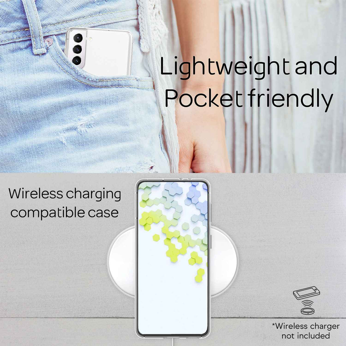 NALIA Klare Silikonhülle für Samsung Galaxy S22 Plus, Transparent Anti-Gelb Durchsichtig Vergilbungsfrei Clear Case, Handyhülle Schutzhülle