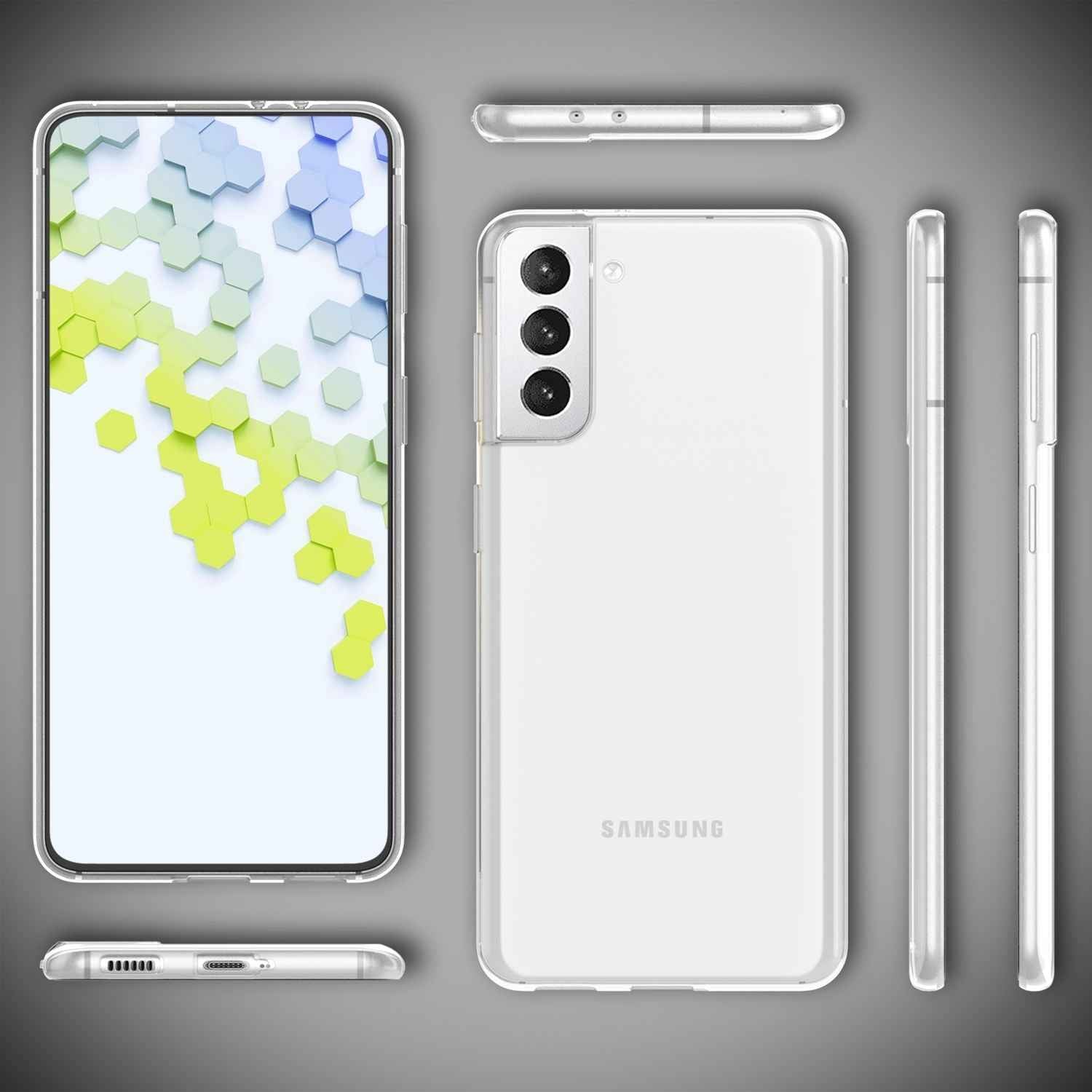 NALIA Klare Silikonhülle für Samsung Galaxy S22 Plus, Transparent Anti-Gelb Durchsichtig Vergilbungsfrei Clear Case, Handyhülle Schutzhülle