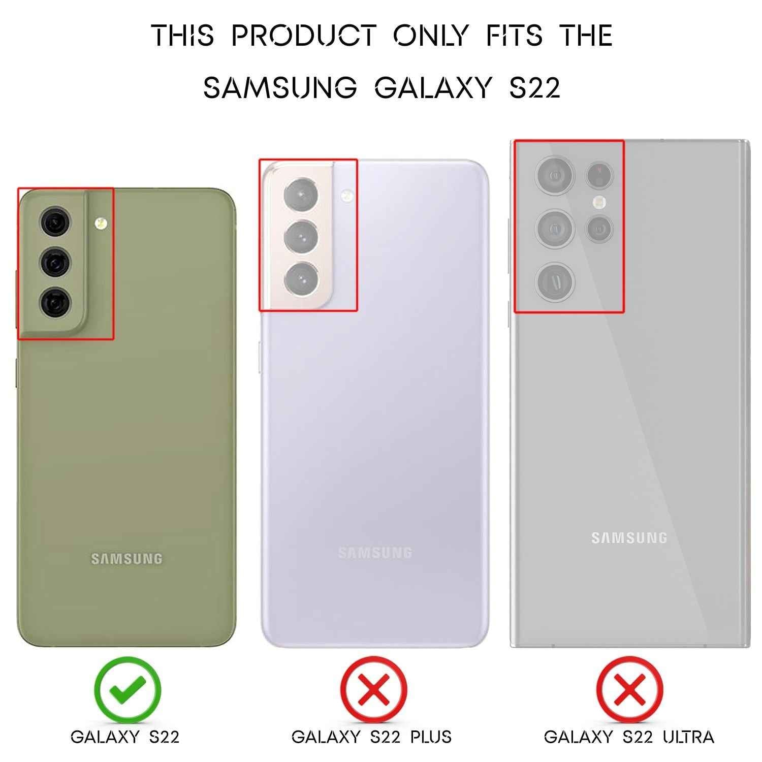 NALIA Leder Look Case für Samsung Galaxy S22, Schwarze Silikonhülle Anti-Fingerabdruck Rutschfest, Elegante Handyhülle