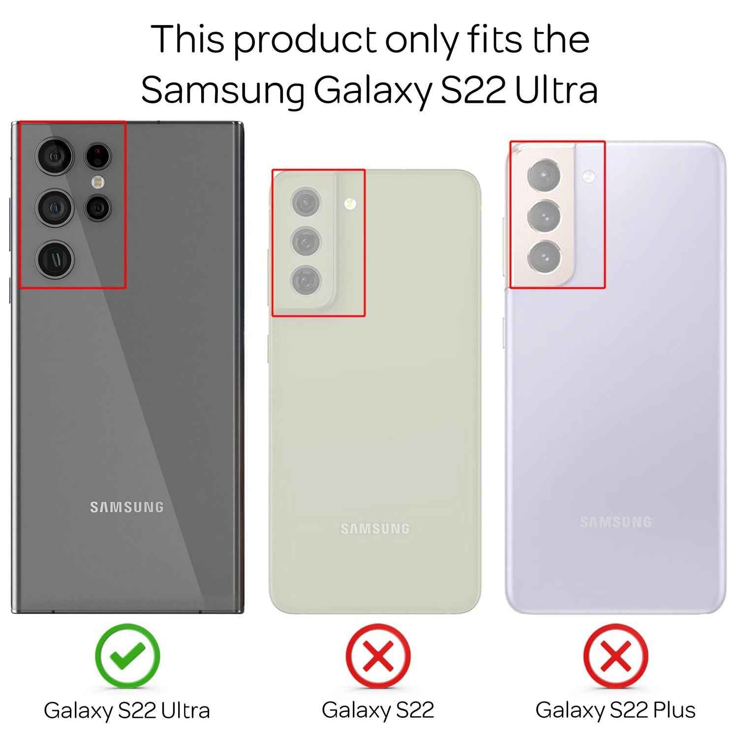 NALIA Klares Hartglas Case für Samsung Galaxy S22 Ultra, Regenbogen Effekt Transparent Anti-Gelb Tempered Glass & Silikon, Handyhülle Schutzhülle