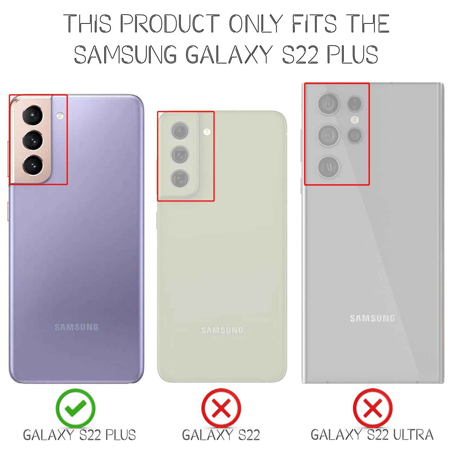 NALIA Klare Neon Handyhülle für Samsung Galaxy S22 Plus, Durchsichtig Bunt Leuchtend Anti-Gelb, Dünne Robuste Schutzhülle Cover Case