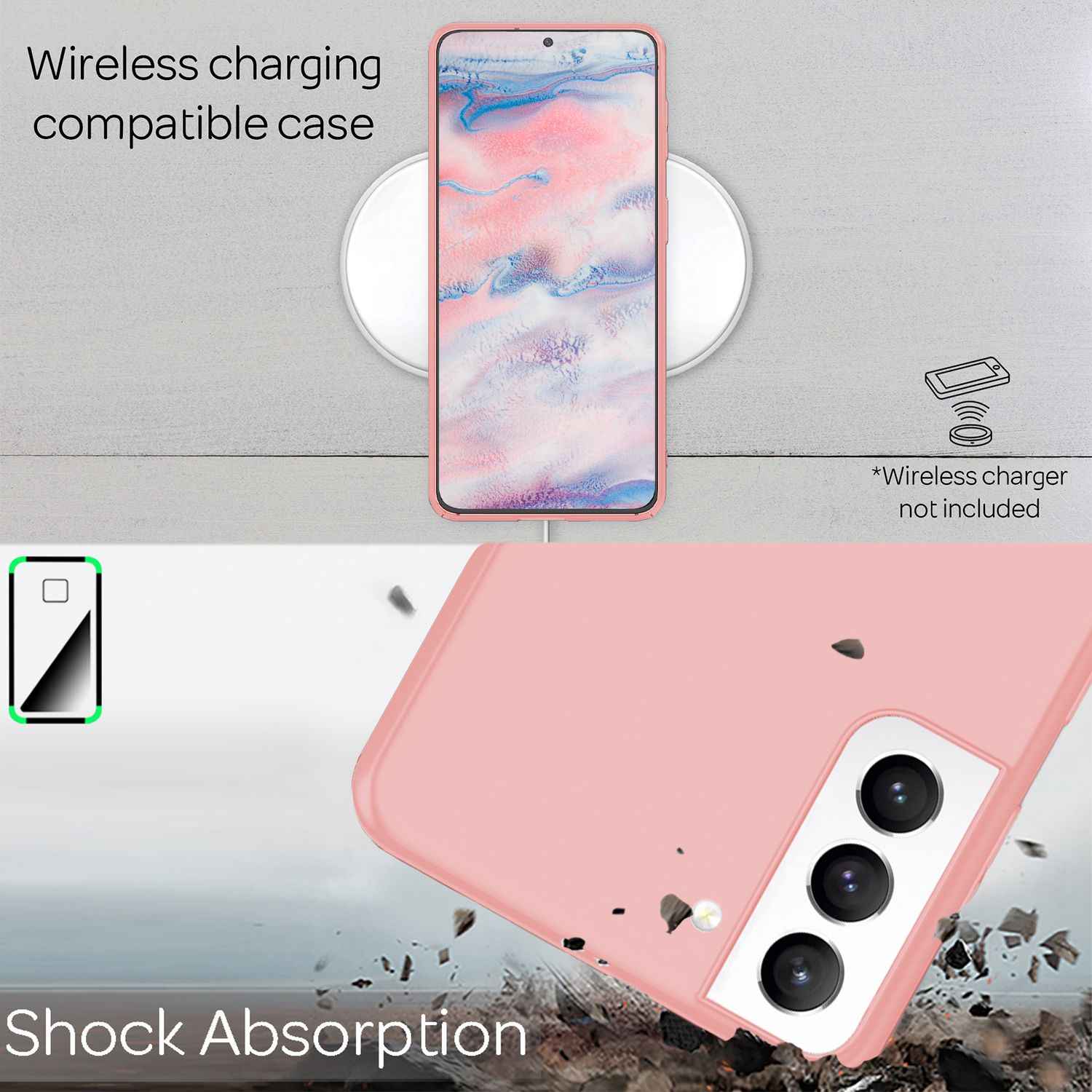 NALIA Ultra-Dünnes Hardcase für Samsung Galaxy S22 Plus