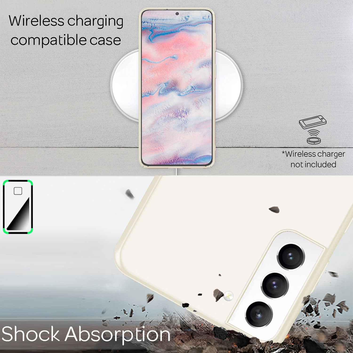 NALIA Ultra-Dünnes Hardcase für Samsung Galaxy S22 Plus