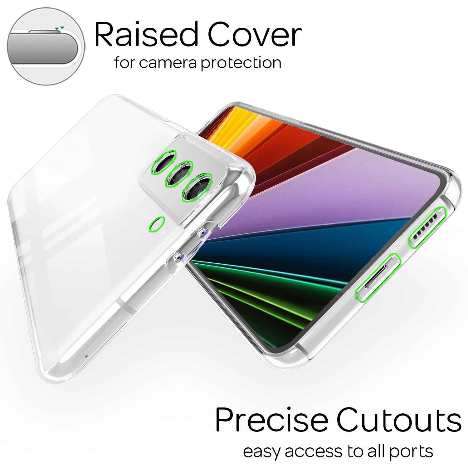 NALIA Klare 360° Schutzhülle für Samsung Galaxy S22 Plus, Komplettschutz Transparent Anti-Gelb Durchsichtig Robust, Hardcase & Silikon & Displayschutz