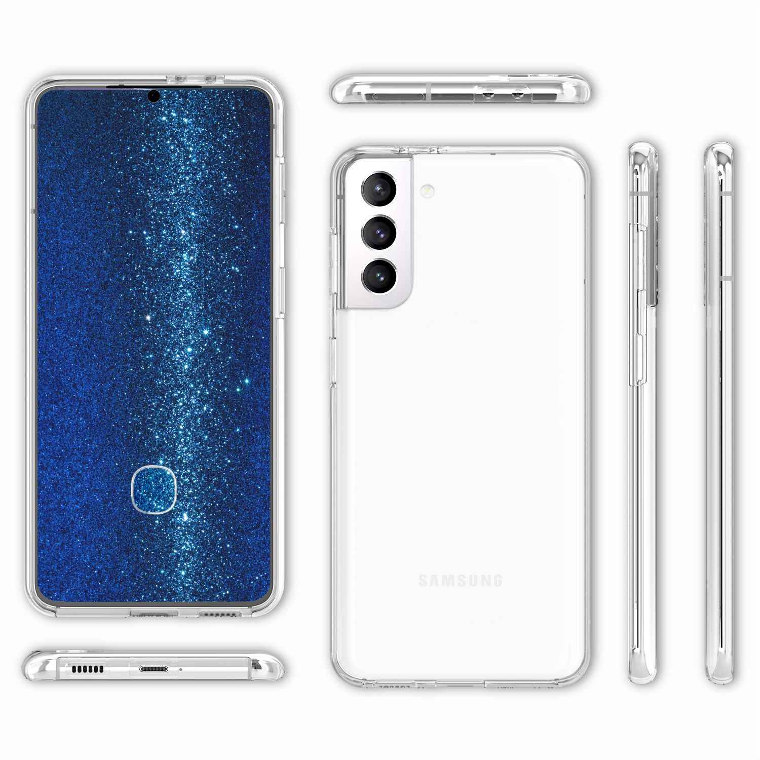 Klare Schutzhülle Für Samsung Galaxy S22 Plus - 360° Handy Hülle Hard Case