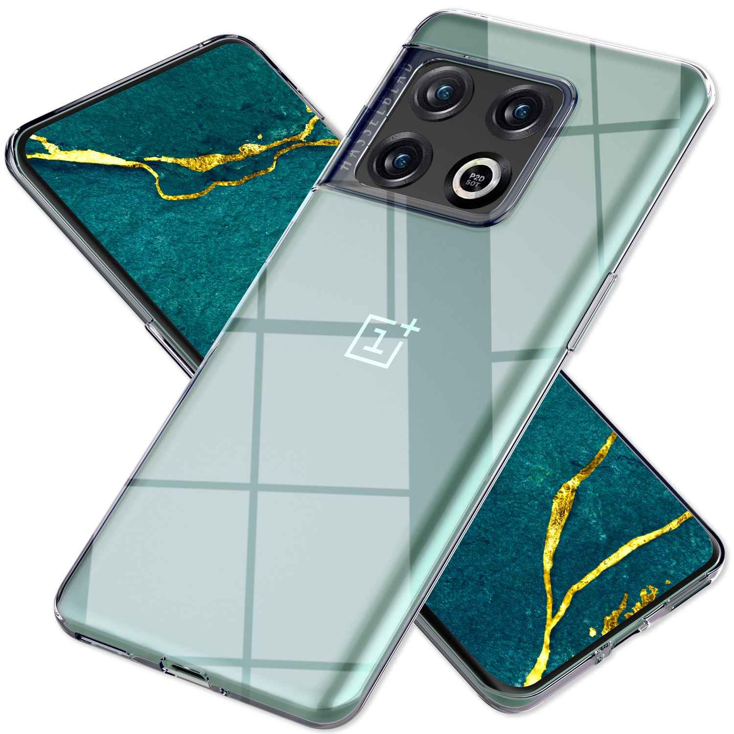 Klare Silikonhülle für OnePlus 10 Pro - Handy Hülle Smartphone Slim Cover Case