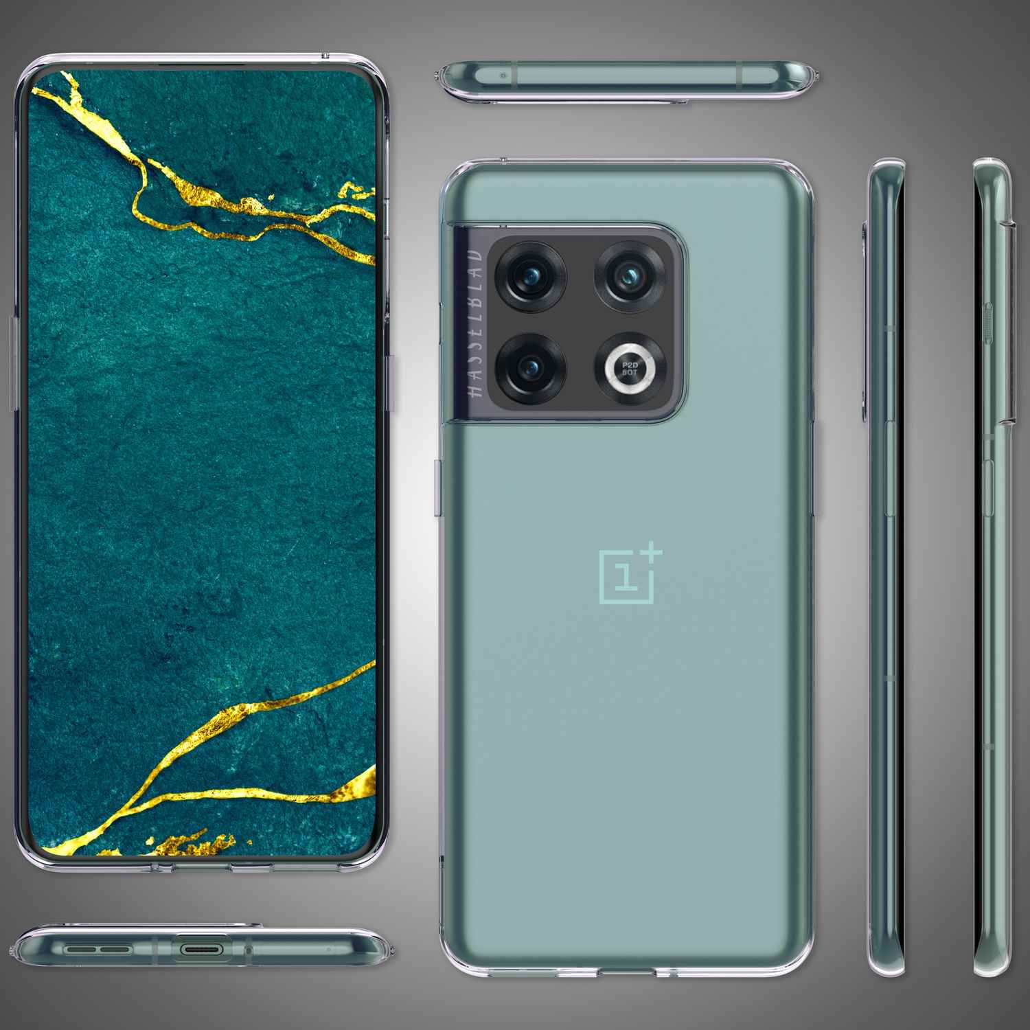 Klare Silikonhülle für OnePlus 10 Pro - Handy Hülle Smartphone Slim Cover Case