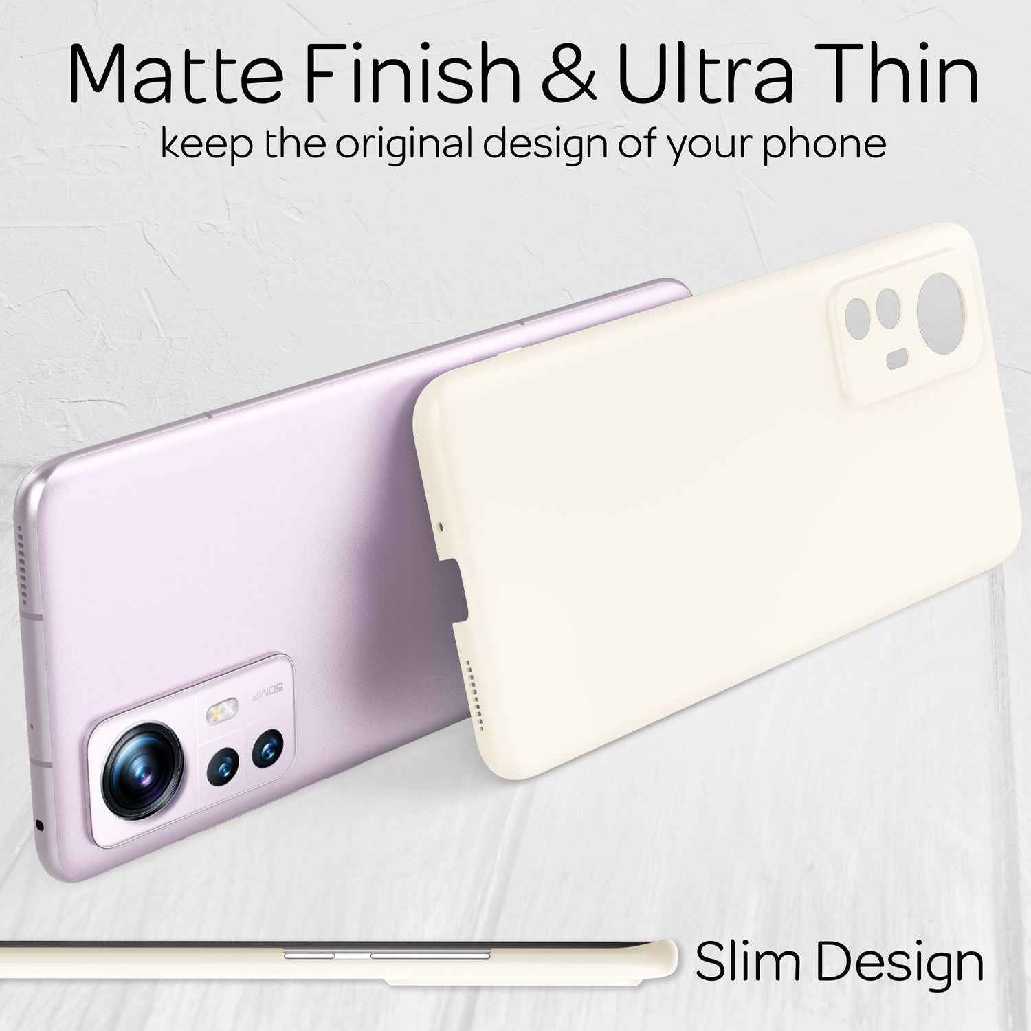 Ultra-Dünnes Hardcase für Xiaomi 12/ Xiaomi 12X - Handy Hülle Smartphone Cover