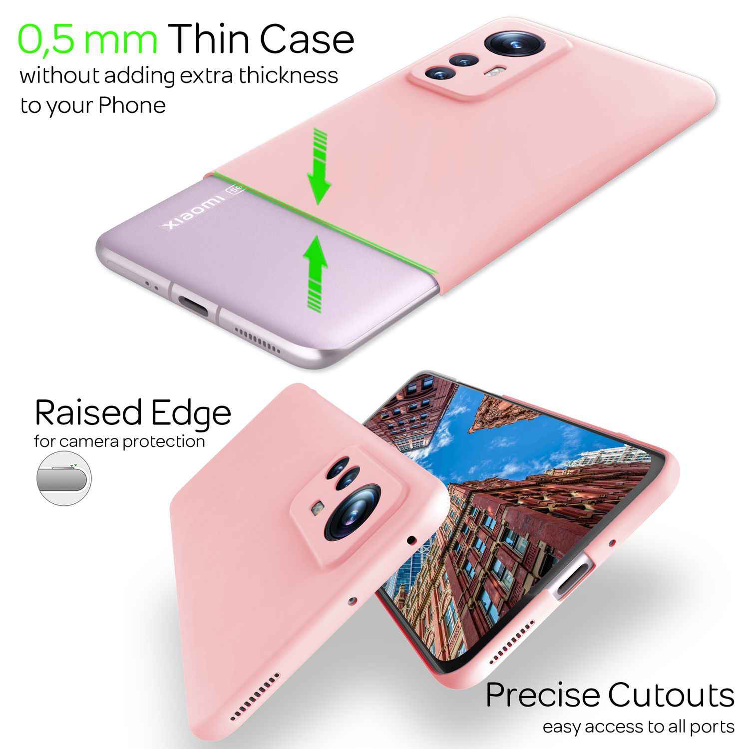 Ultra-Dünnes Hardcase für Xiaomi 12/ Xiaomi 12X - Handy Hülle Smartphone Cover