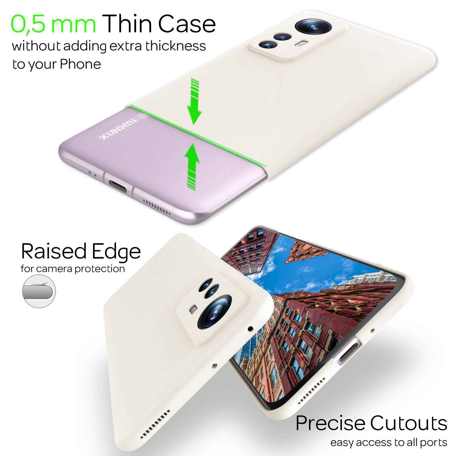 Ultra-Dünnes Hardcase für Xiaomi 12/ Xiaomi 12X - Handy Hülle Smartphone Cover