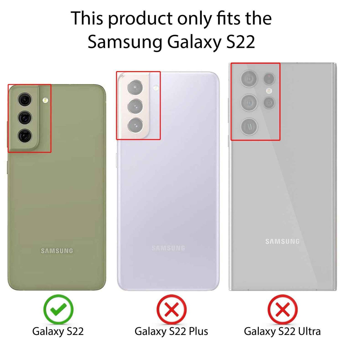 Für Samsung Galaxy S22 - Extra Dünn Hard Case Ultra Slim Handy Hülle Matt Cover