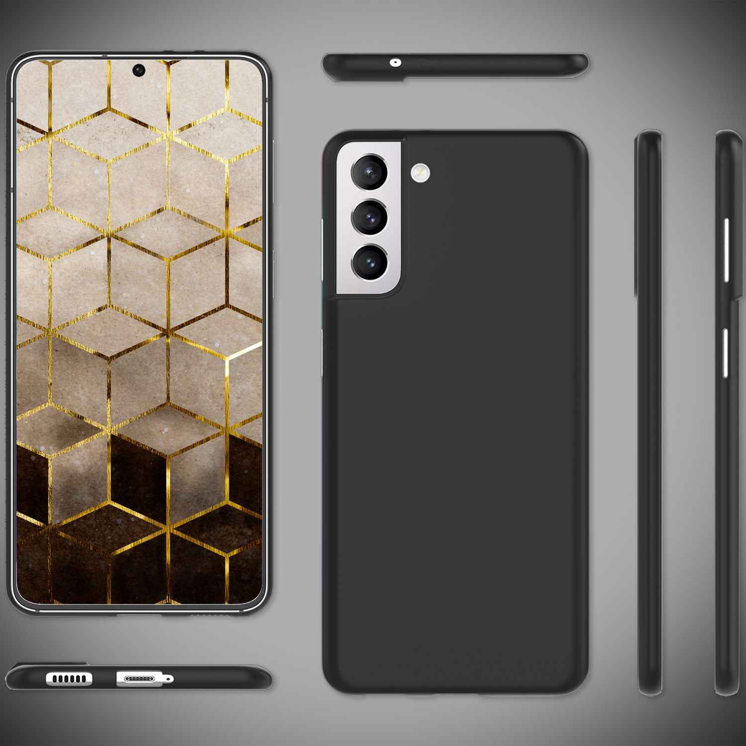 Für Samsung Galaxy S22 - Extra Dünn Hard Case Ultra Slim Handy Hülle Matt Cover