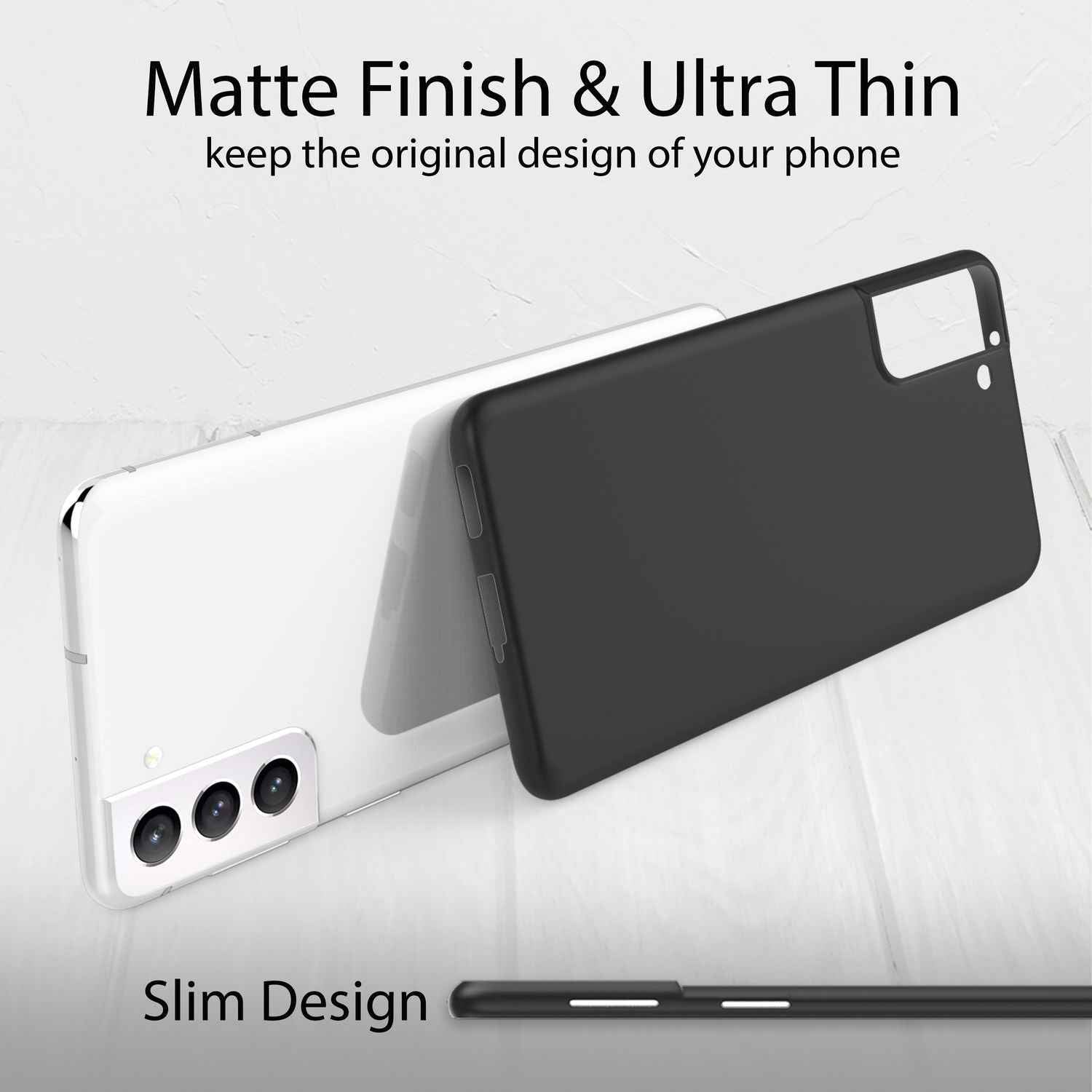 Für Samsung Galaxy S22 Plus - Extra Dünn Hard Case Ultra Slim Handy Hülle Cover