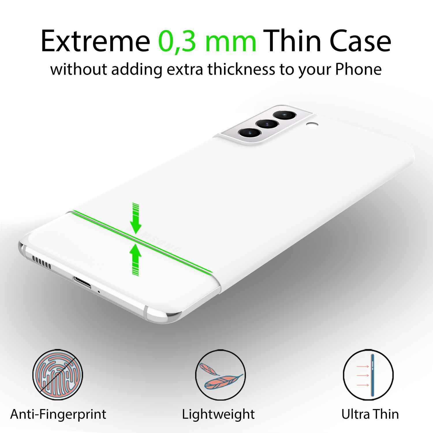 Für Samsung Galaxy S22 Plus - Extra Dünn Hard Case Ultra Slim Handy Hülle Cover