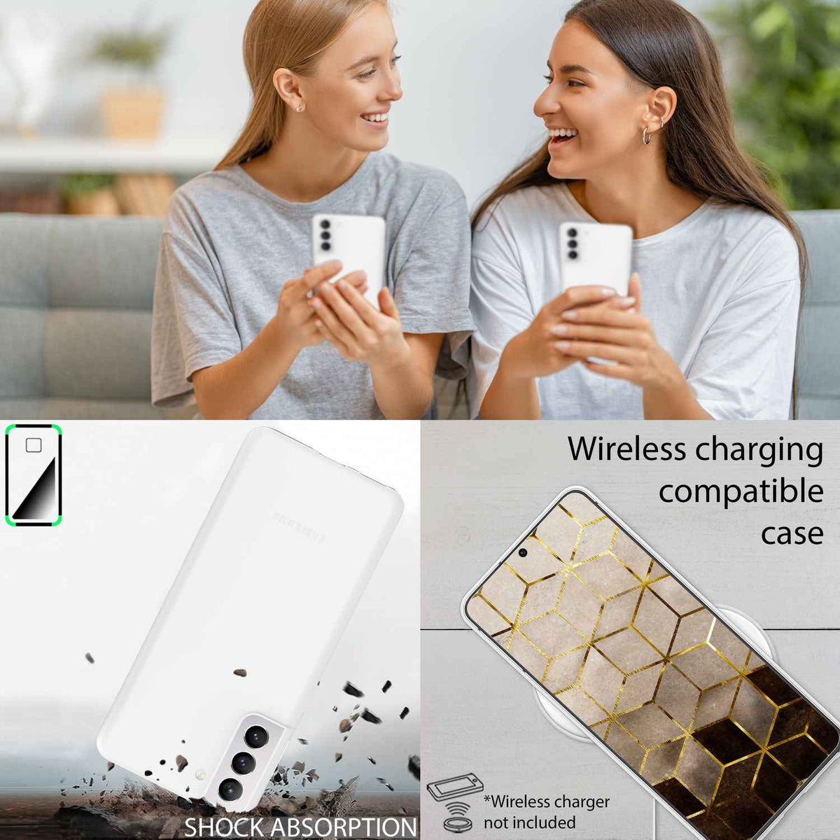 Für Samsung Galaxy S22 Plus - Extra Dünn Hard Case Ultra Slim Handy Hülle Cover