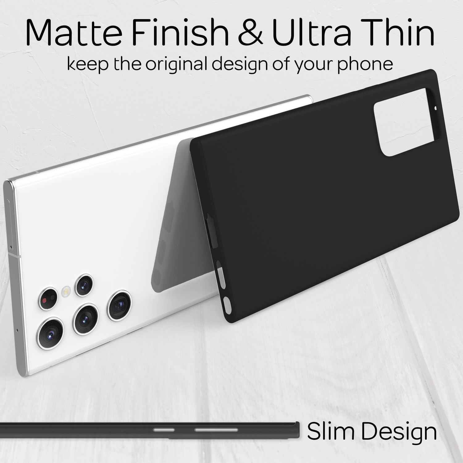 Für Samsung Galaxy S22 Ultra - Extra Dünn Hard Case Ultra Slim Handy Hülle Cover