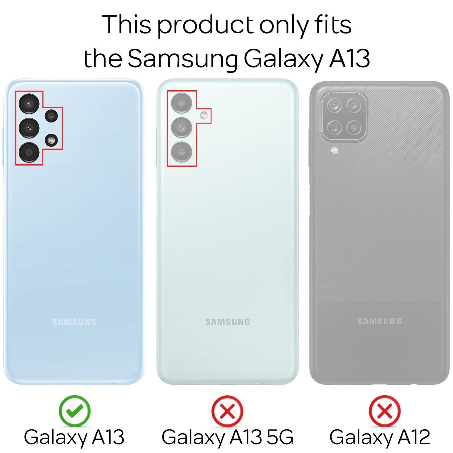 Samsung Galaxy A13 Hülle, matt-schwarz, von Zeus mit Standfunktion