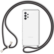 Für Samsung Galaxy A13 - Transparente Handy Hülle mit Kette & Handy-Schnur