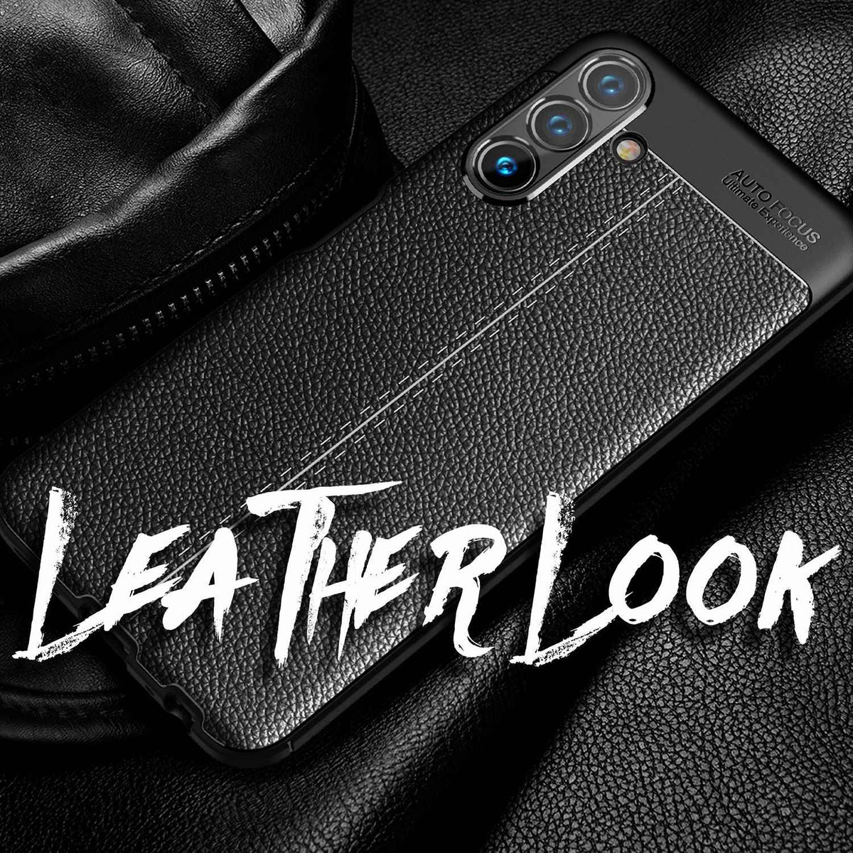Hülle für Samsung Galaxy A13 5G Leder Look Cover Silikonhülle Case Schutzhülle