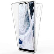 Hülle für Samsung Galaxy A13 5G 360° Schutzhülle Klar Full Cover Display Schutz