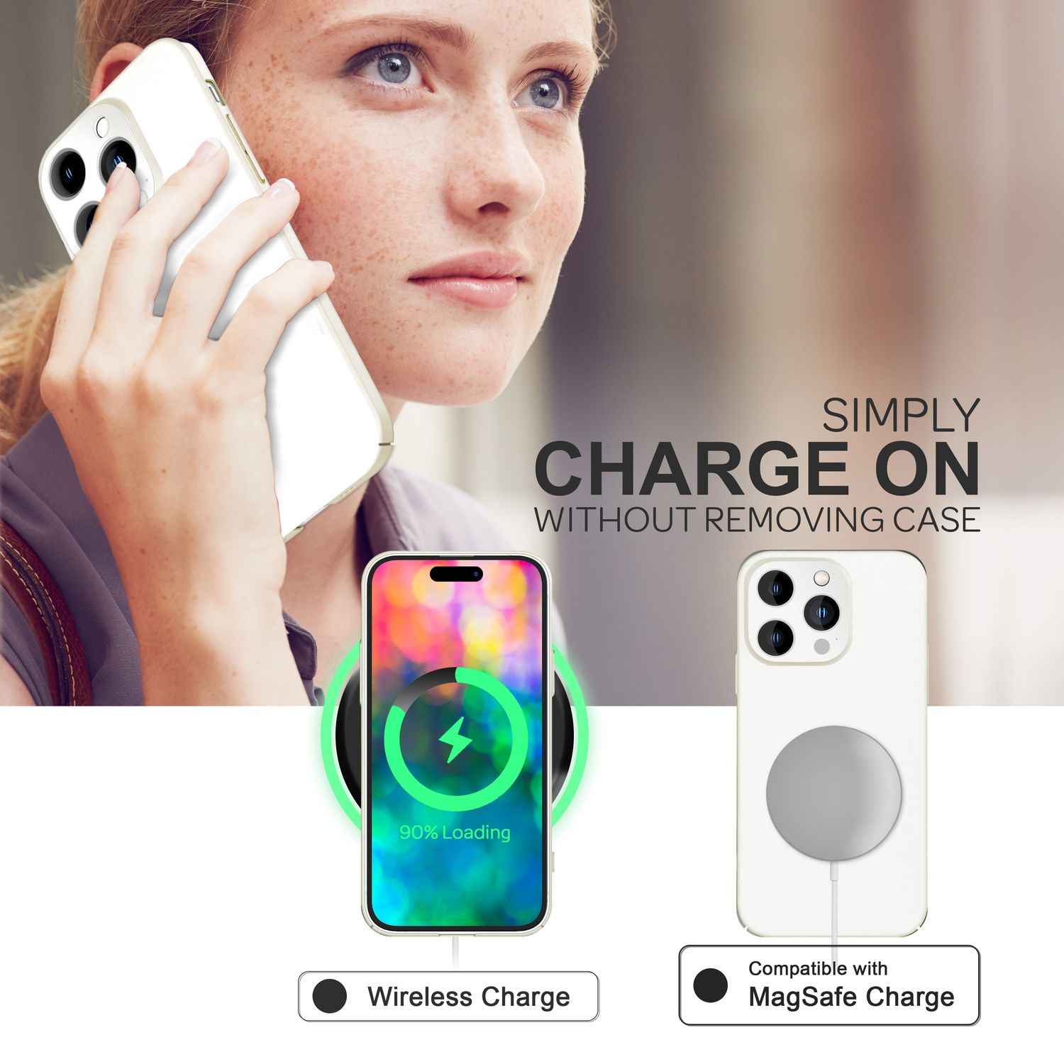 Dünnes Hardcase für iPhone 14 Pro, Schutz Hülle 0,5mm Slim Handy Cover Matt Case