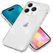 Hülle für iPhone 14 Pro Max - Glitzer Handyhülle Durchsichtig Bling Glitter Case