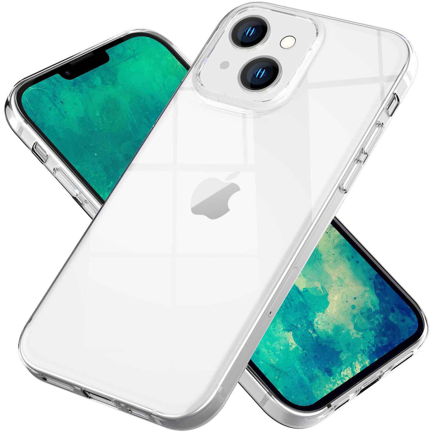 Hülle für iPhone 14 - Klar Durchsichtig Anti-Gelb Crystal Clear Case Handyhülle