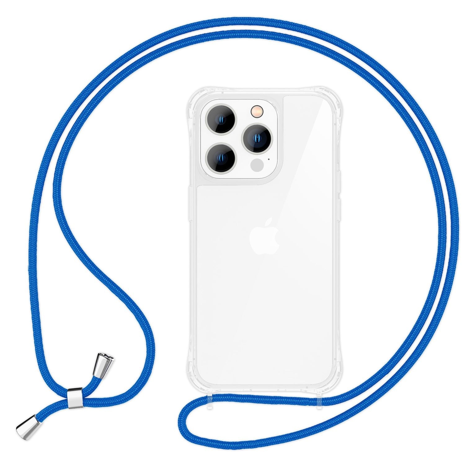 Handyhülle mit Kette für iPhone 14 Pro Max transparent Polycarbonat
