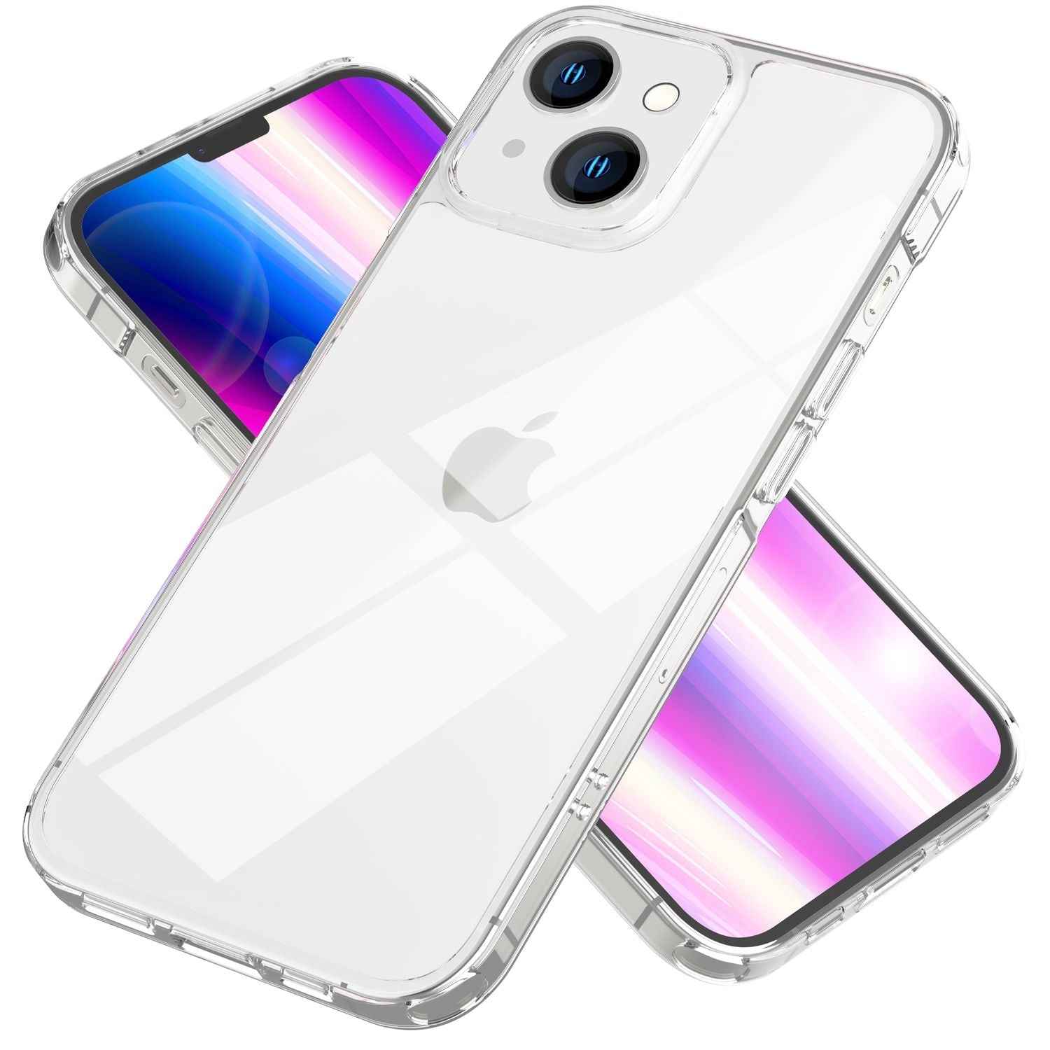 Für iPhone 14 Plus Hülle Klar Durchsichtig Transparent Clear Cover Crystal Case