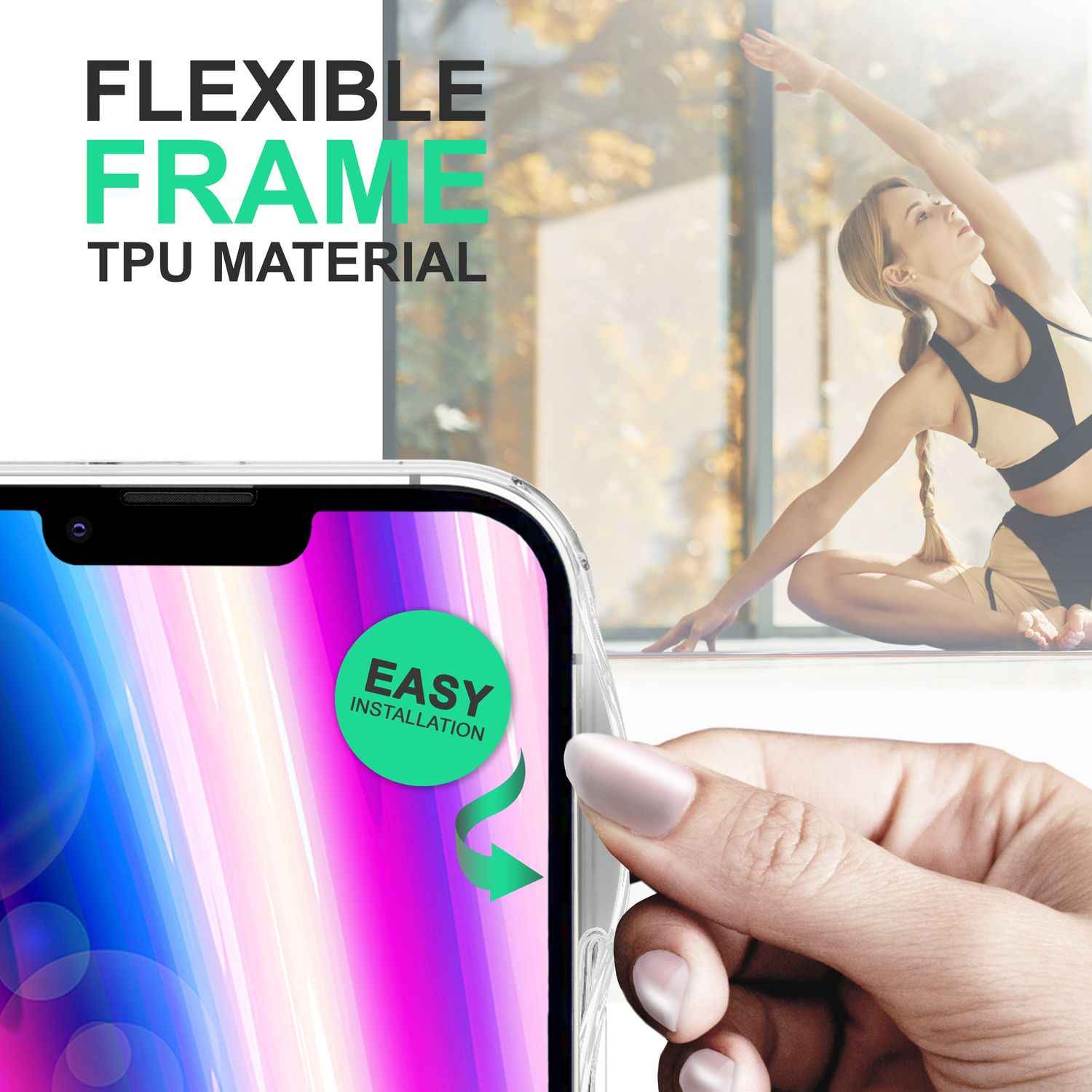 Für iPhone 14 Plus Hülle Klar Durchsichtig Transparent Clear Cover Crystal Case