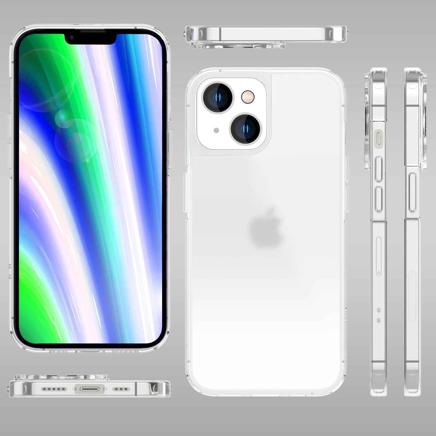 Für iPhone 14 Plus Hülle Matt Klar Durchscheinend Kratzfest Schutz Handyhülle