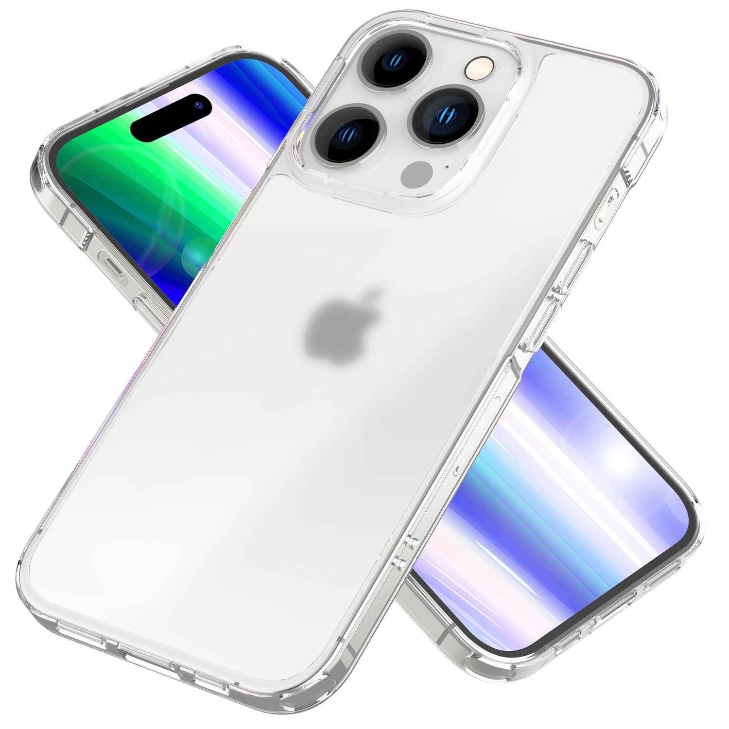 Hülle für iPhone 14 Pro - Matt Durchscheinend Anti-Fingerprint Kratzfest Cover