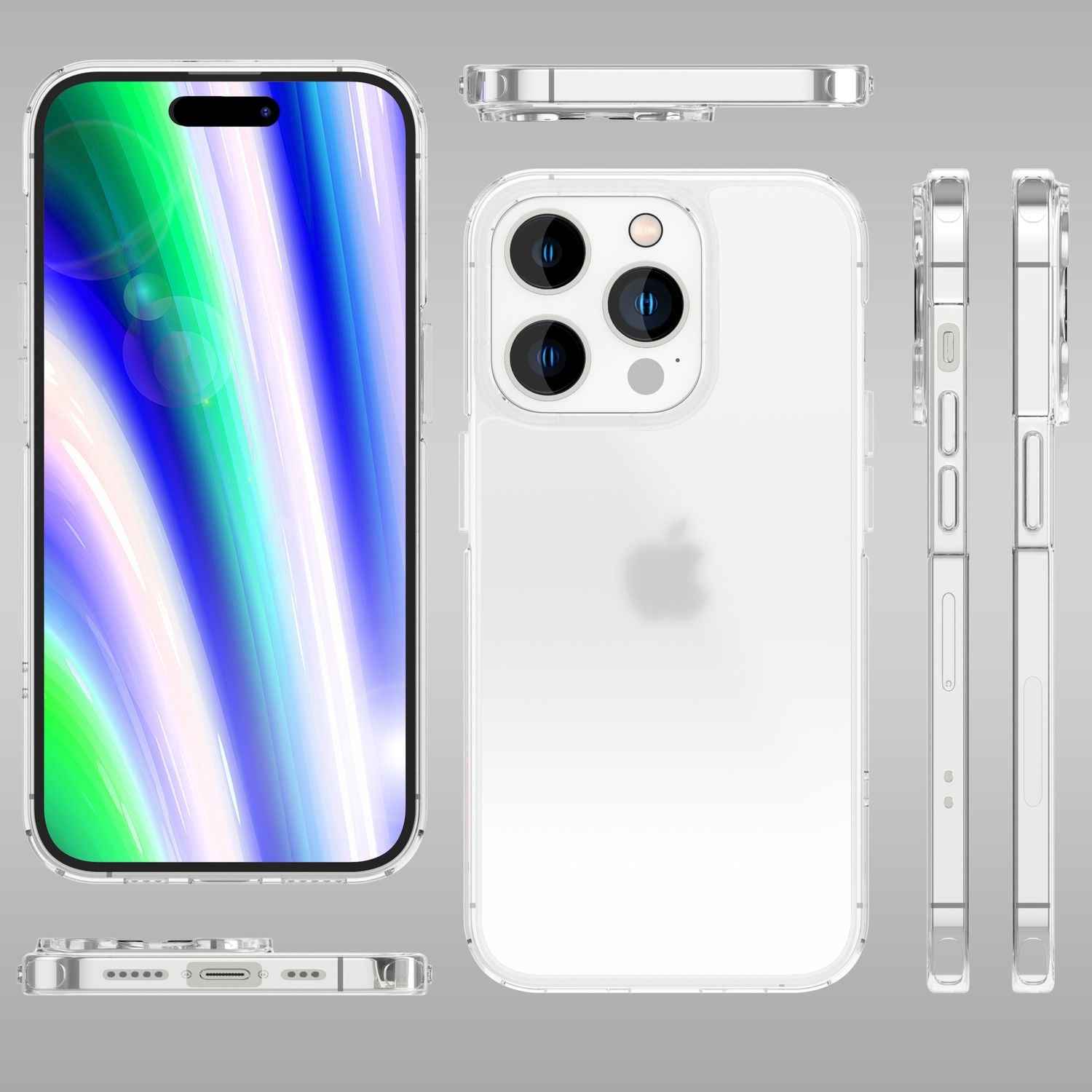 Hülle für iPhone 14 Pro Max - Matt Durchscheinend Anti-Fingerprint Kratzfest