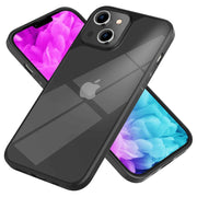 Für iPhone 14 Plus Hülle Klar Hybrid Durchsichtig Schutz Rahmen Handyhülle Cover