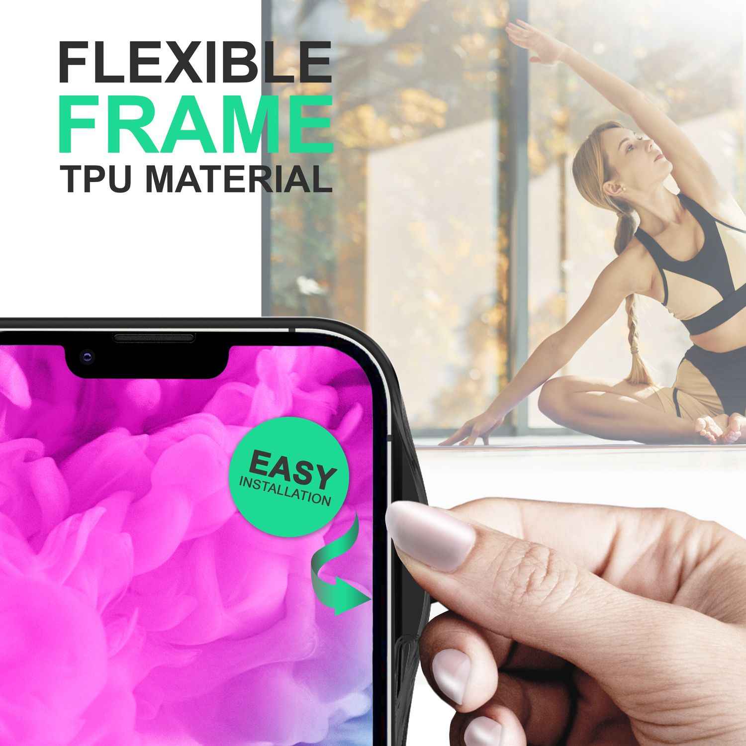 Für iPhone 14 Plus Hülle Klar Hybrid Durchsichtig Schutz Rahmen Handyhülle Cover