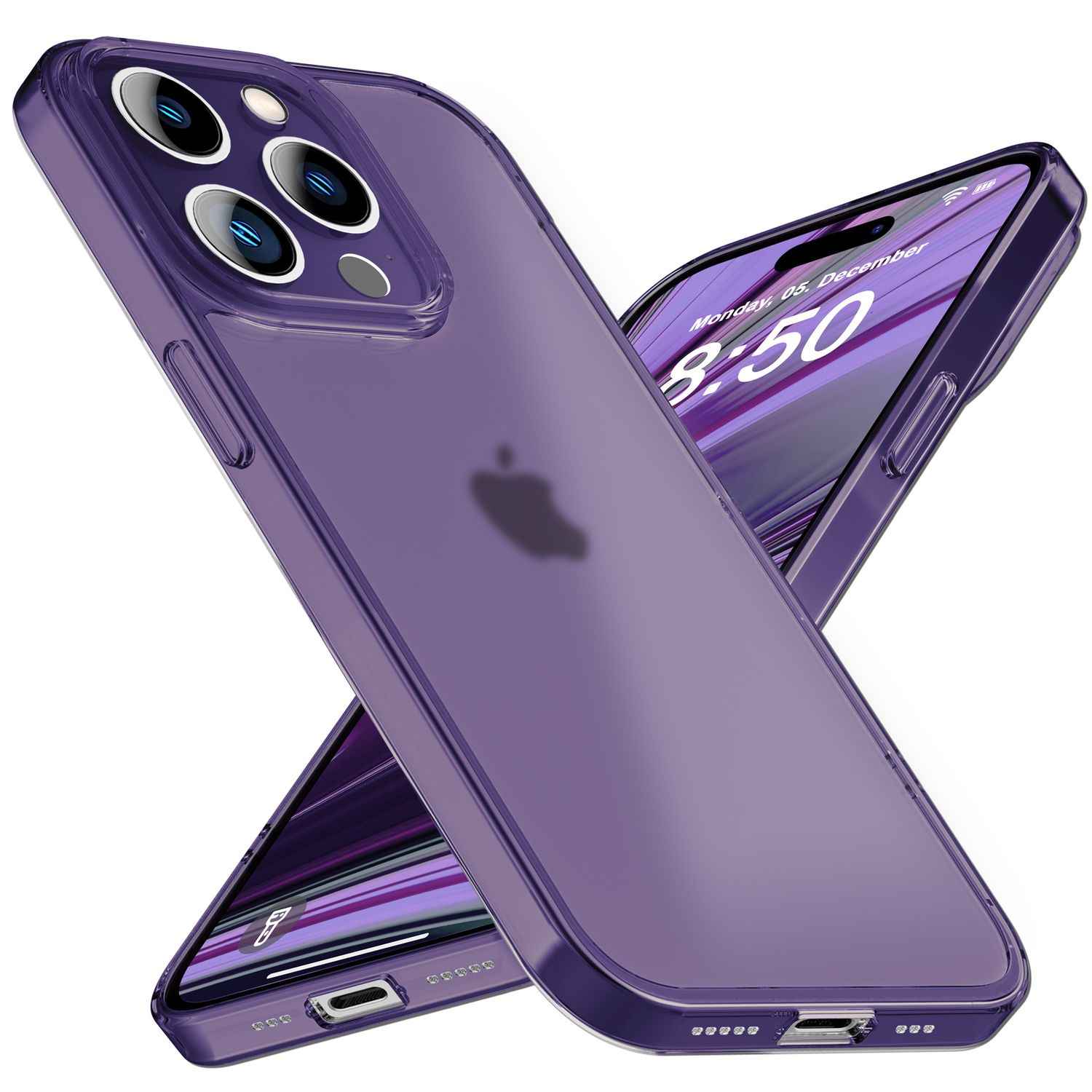 Ultra Dünne Hülle für iPhone 14 Pro, Slim 0,3mm Durchsichtig Schutz Handyhülle
