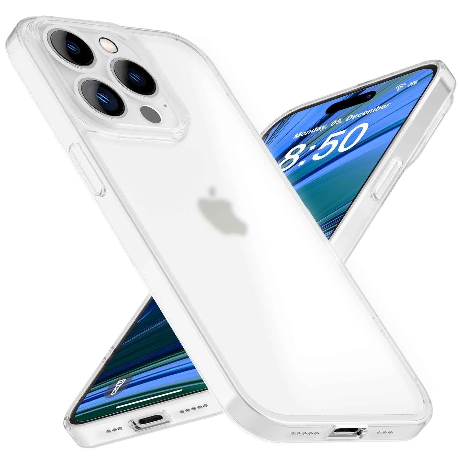 Ultra Dünne Hülle für iPhone 14 Pro, Slim 0,3mm Durchsichtig Schutz Handyhülle