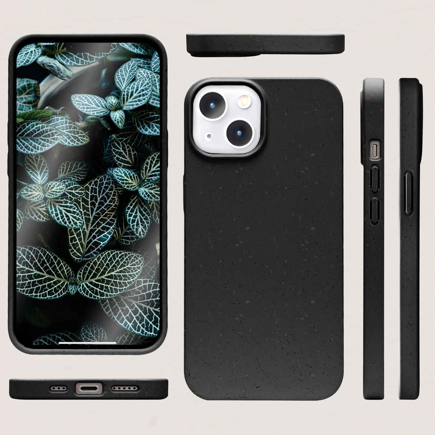 Bio Hülle mit MagSafe für iPhone 14, Nachhaltig Öko Case Umweltfreundlich