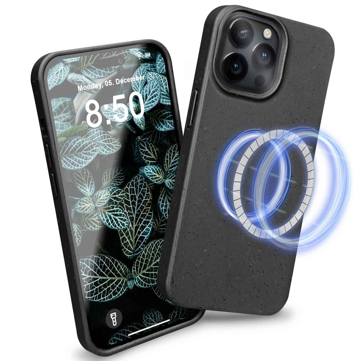 Bio Hülle mit MagSafe für iPhone 14 Pro Max, Nachhaltig Öko Case Bio Cover Eco