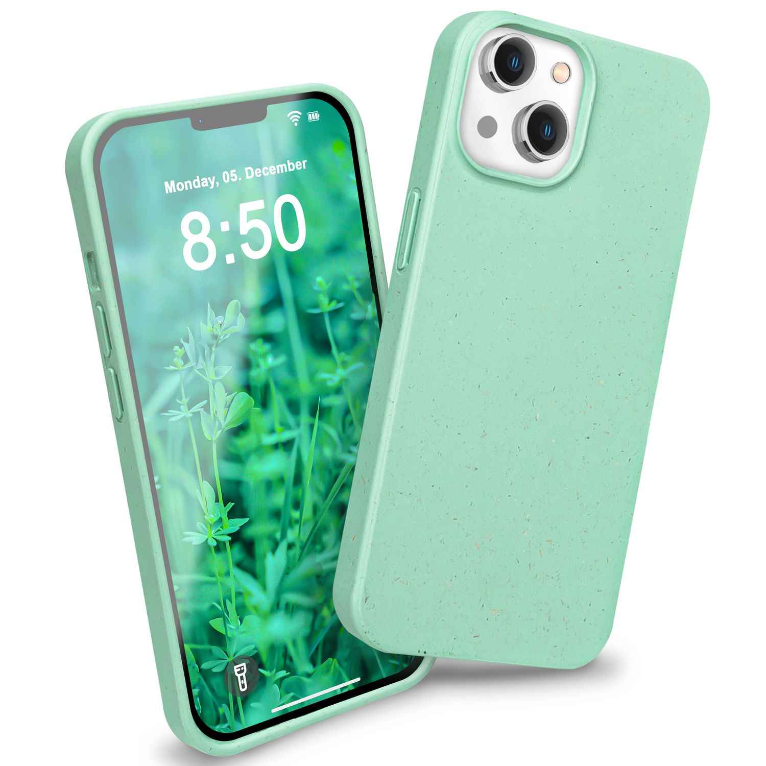Bio Hülle für iPhone 14, Nachhaltiges Öko Case Umweltfreundlich Natur Eco Cover