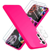 Neon Silikon Hülle für Samsung Galaxy S23 Plus, 2x Display/ Kameraschutz